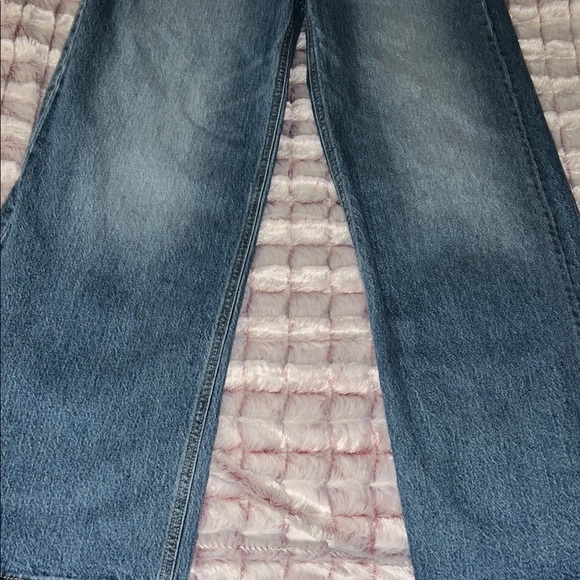 Old Navy Blue Flare Wide Leg Jeans Timeless Style - Picture 16 of 16